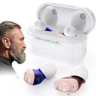 Cross-Border Amazon Popular Cic Invisible In-Ear 16-Channel Dsp Digital Intelligent Noise Reduction Hearing Aid A17B