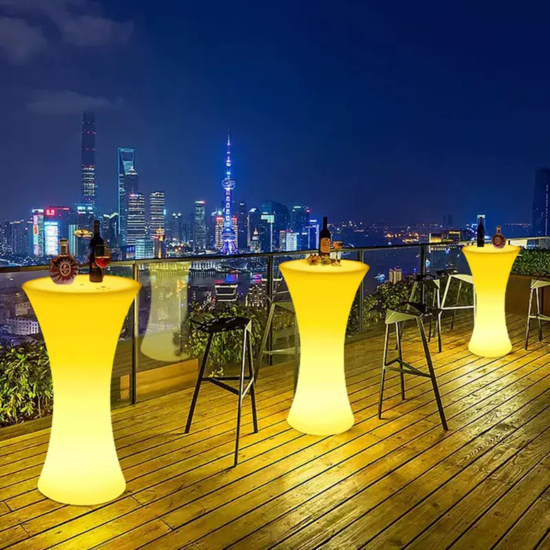 发光高脚桌酒吧桌清吧夜店散台活动展会聚会酒吧酒店鸡尾酒吧台