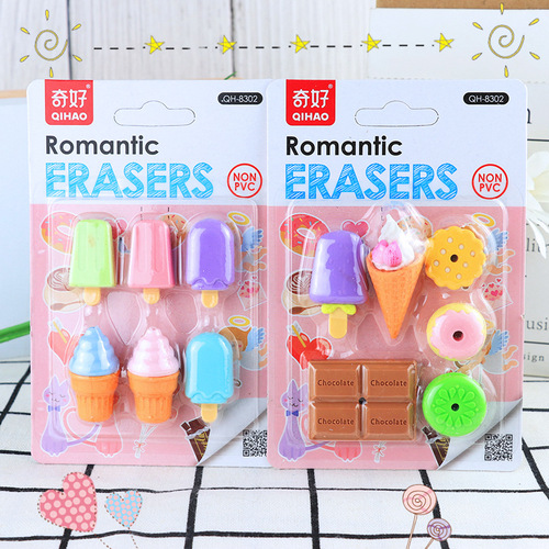Cute animals, cute things, eraser set, stationery set, Children’s Day prizes, Christmas gifts, end-of-term prizes, stationery