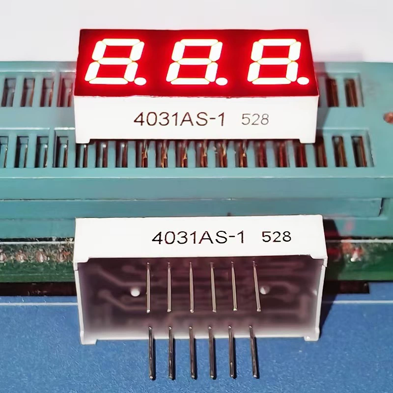 Прямая поставка с фабрики 0,4 дюйма 3-значная светодиодная цифровая трубка 4301AS всего Инь 4031BS всего Ян ярко-красный