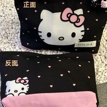 inskt猫便携大容量洗漱化妆包手拿外出内胆零钱包女收纳化妆品