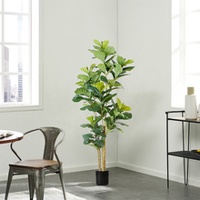一件代发 1.8米葫芦树 葫芦叶仿真植物盆景 家居装饰人造假树绿植