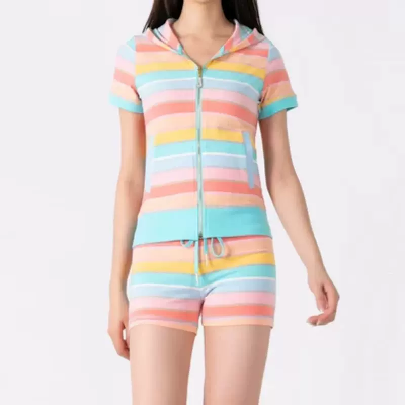 2022夏新款短袖短裤两件套显瘦韩版大码气质休闲运动女装外贸代发