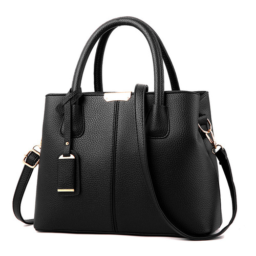 [Cross-border women's bags]  new European and American foreign trade women's bags, litchi pattern fashion handbags, shoulder bags, cross-body bags
