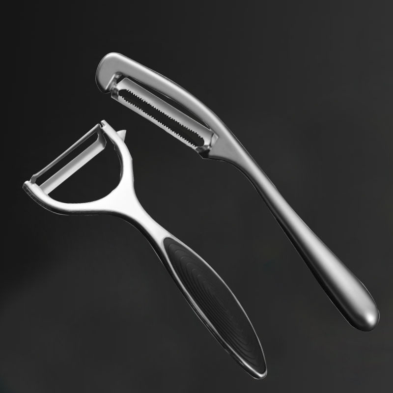 Cuchillo de acero inoxidable alemán de cocina casera artefacto de peeling frutas, verduras, melones, frutas raspadoras cuchillo de acero inoxidable