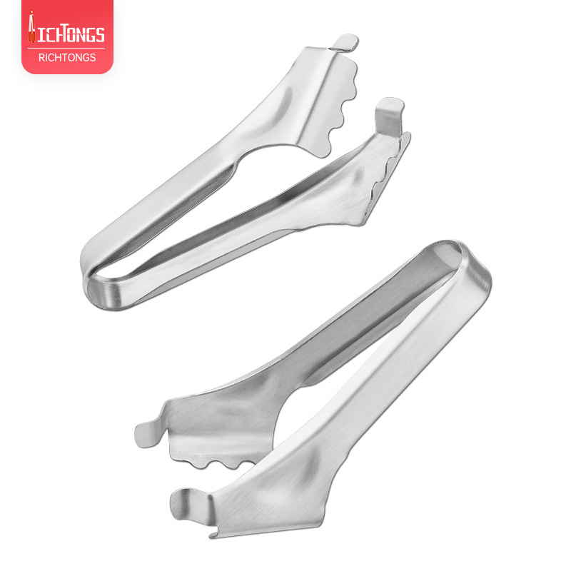 Pinzas antideslizantes de acero inoxidable para comida, barbacoa con tocino, rascador de carne, pinzas para barbacoa de pollo trituradas a mano, mini pinzas para carne picada