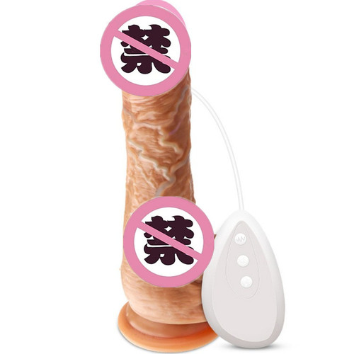 Muscle Warrior Simulated Telescopic Silicone Dildos Heated Vibrating Swinging Masturbation Dildos Adult Products