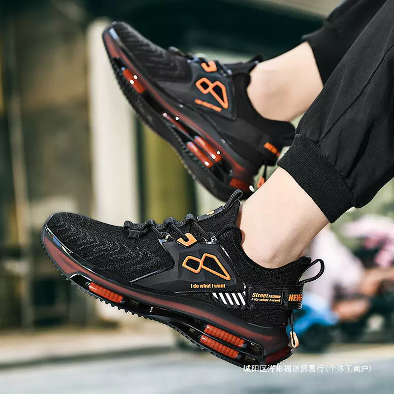 Men's summer high footwear, invisible sports shoes for leisure platform, breathable soft heel, 10cm
