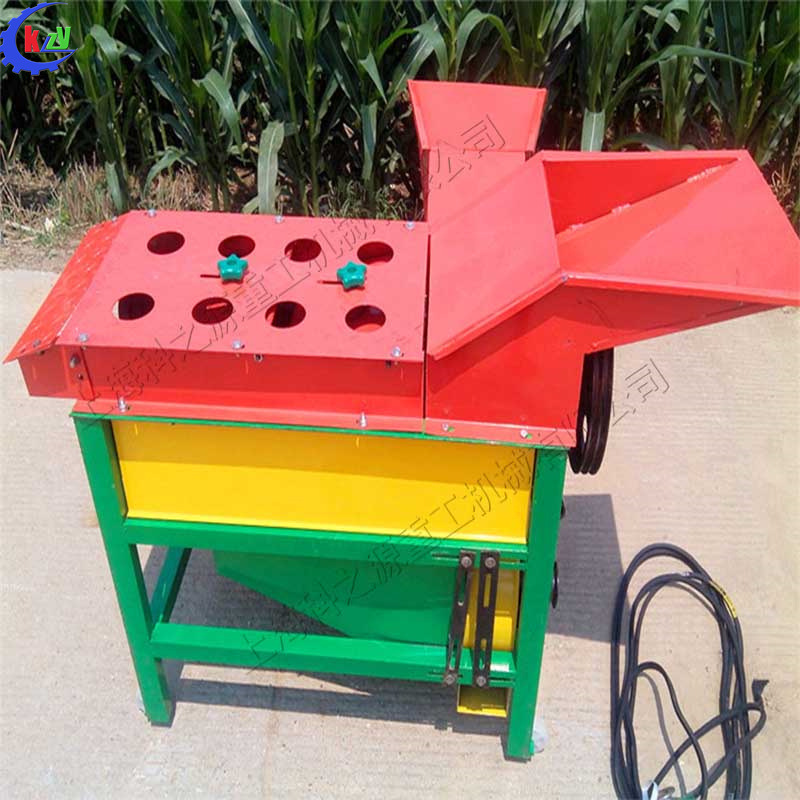 小型农用玉米去皮机 玉米剥皮脱粒一体机 四主轴汽油苞米剥粒机