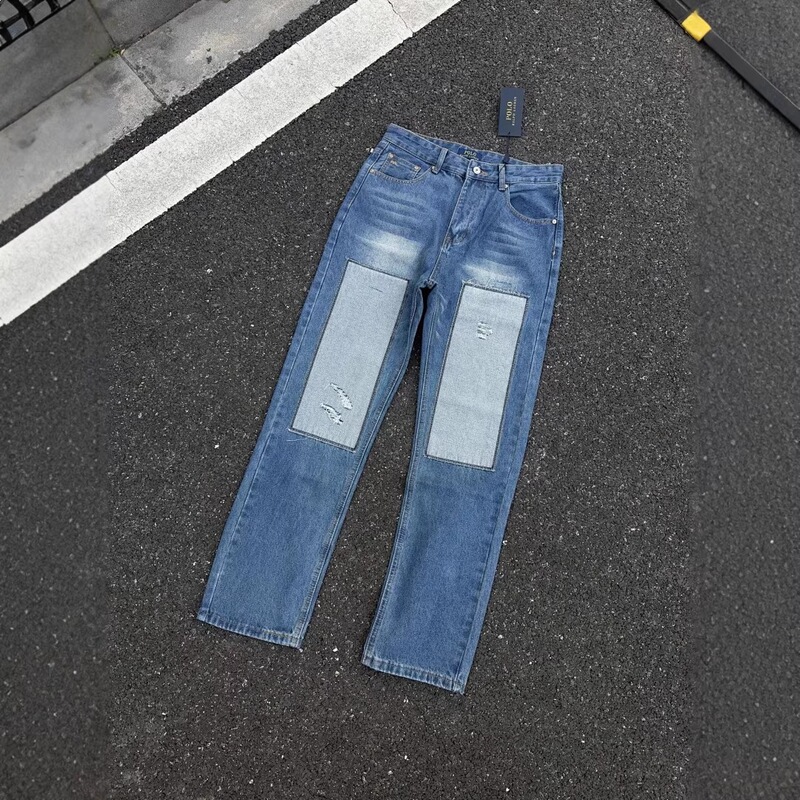 Foreign Trade Wholesale Rl New Model Ralph 25Th Anniversary Autumn Midlands Vintage Five-Pocket Cotton Trim Jeans