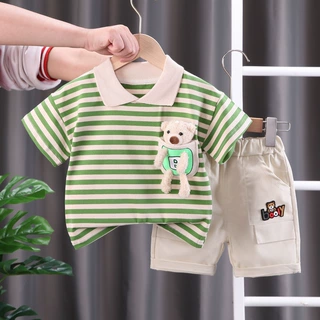 男童夏装套装洋气儿童短袖两件套婴儿潮童装宝宝衣服夏季薄款帅气