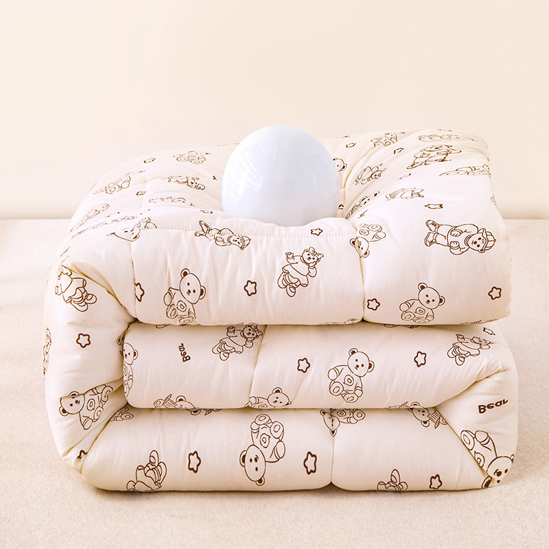 Quilt Core for Student Dormitory, Thickened and Warm Winter Quilt, 5kg Air-Conditioned Quilt, Spring and Autumn Quilt, All-Season Bedding