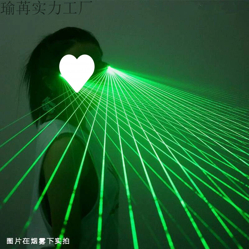 Барные светодиодные светящиеся очки, диско-очки, лазерные очки в стиле киберпанк, лазерные перчатки, одежда для выступлений
