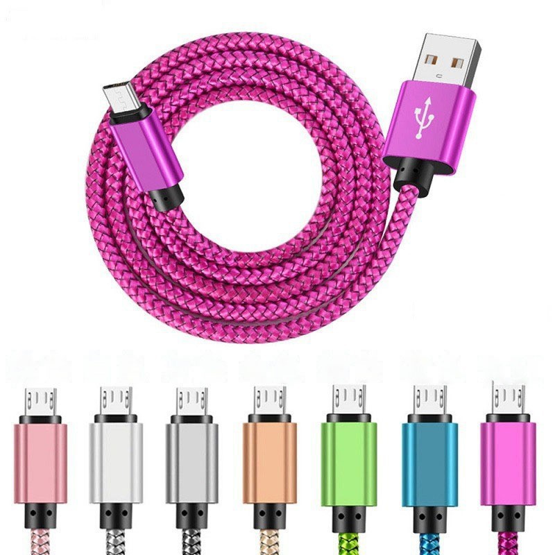 Fast Braided Data Type-C Charging Cable 1/2/ 3m Universal For Android_voghion.com