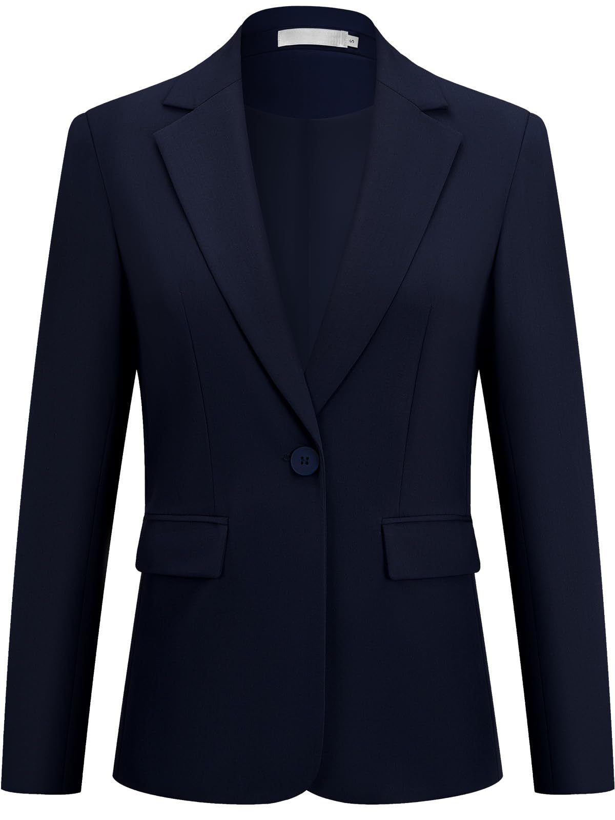 Fashionable Women's Single-button Blazer For Smart Office Wear_voghion.com