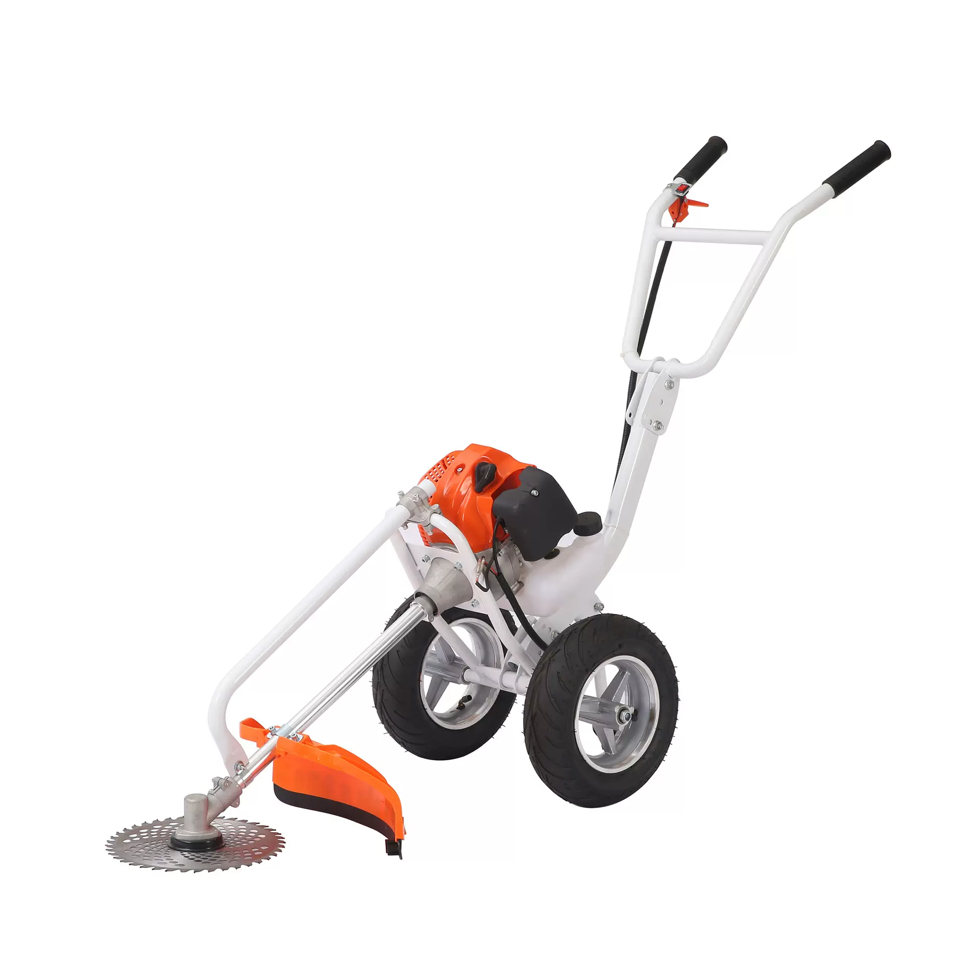 新款汽油割草机手推式除草机锄草机微耕沟手拉农用果园松土机批发