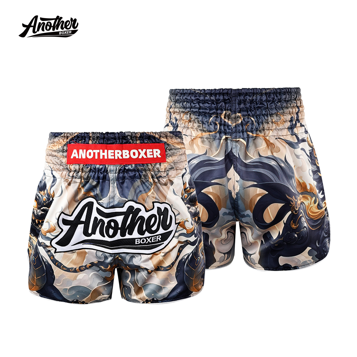 ANOTHERBOXER new dark-themed Pixiu professional boxing training pants, unisex boxing sports pants