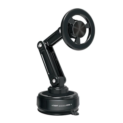 Cross-border car vacuum suction Car phone holder - black-n52-strong-magnet360-degree-rotationmulti-angle-adjustment