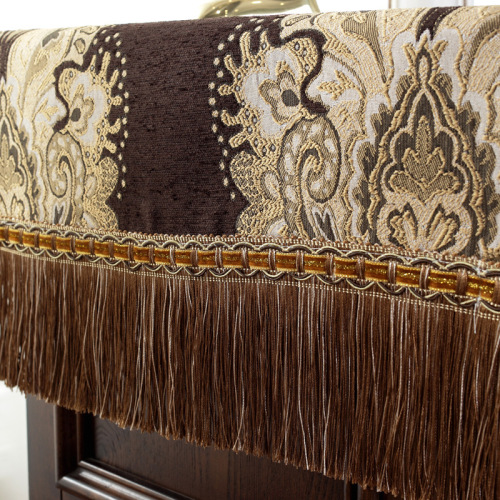 美式奢华床头柜盖巾欧式床头柜盖布防尘罩套边柜鞋柜多用巾布艺