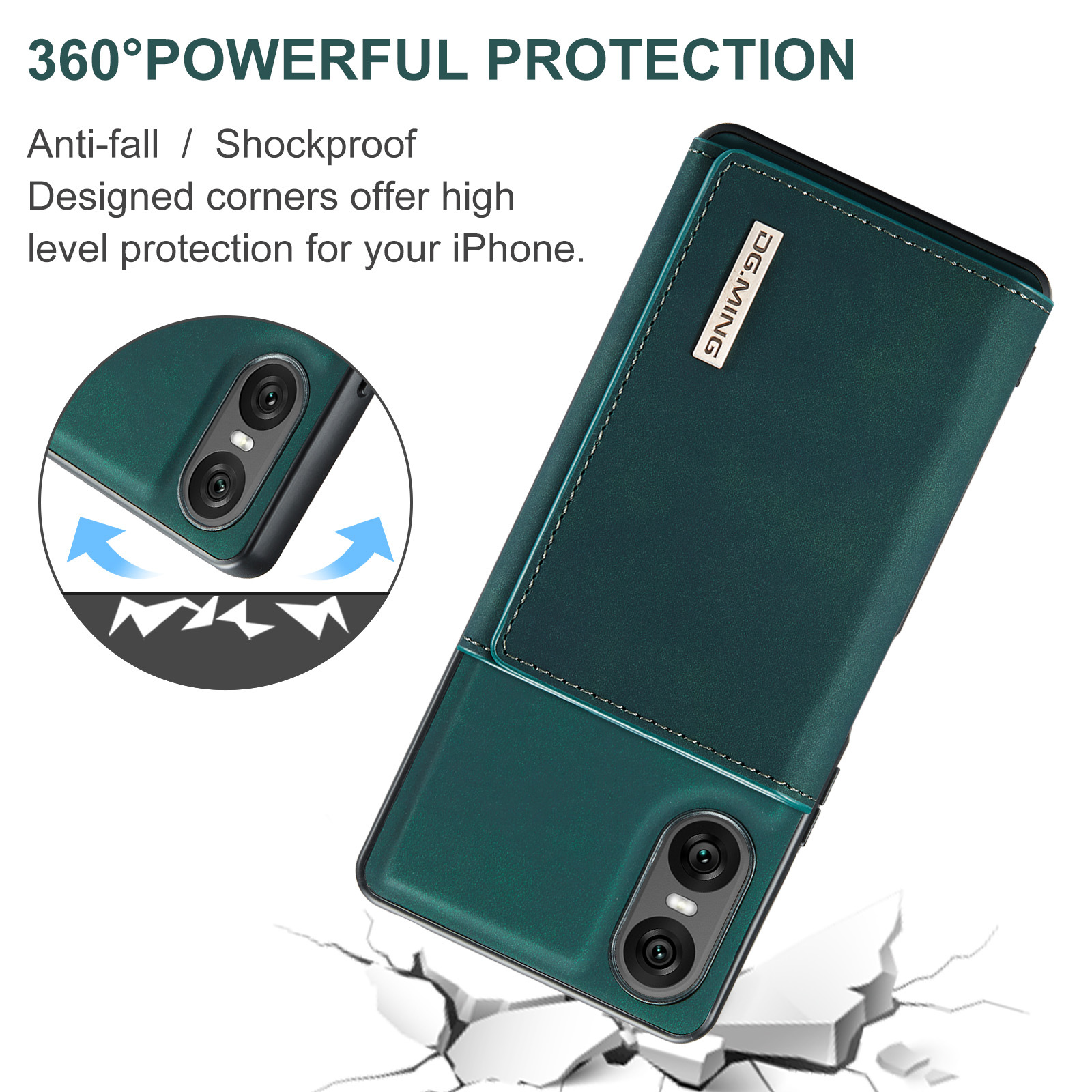 M1 for Sony Xperia 10 VI Protective Case Xperia 1VI Magnetic Split Wallet Phone Case 2024_voghion.com