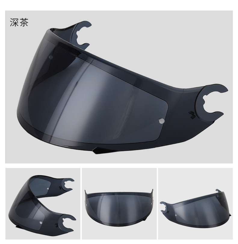 Motorcycle Helmet Spartan Lens Suitable for Starry Sky 1St and 2Nd Generation/Spartan/D-Skwal 1,2Nd Generation Lens