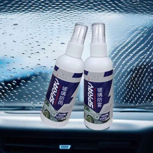Anti-fog and rain-proof agent for automobile glass, maintenance of car rearview mirror and front windshield, long-lasting defogger to remove fog and rain