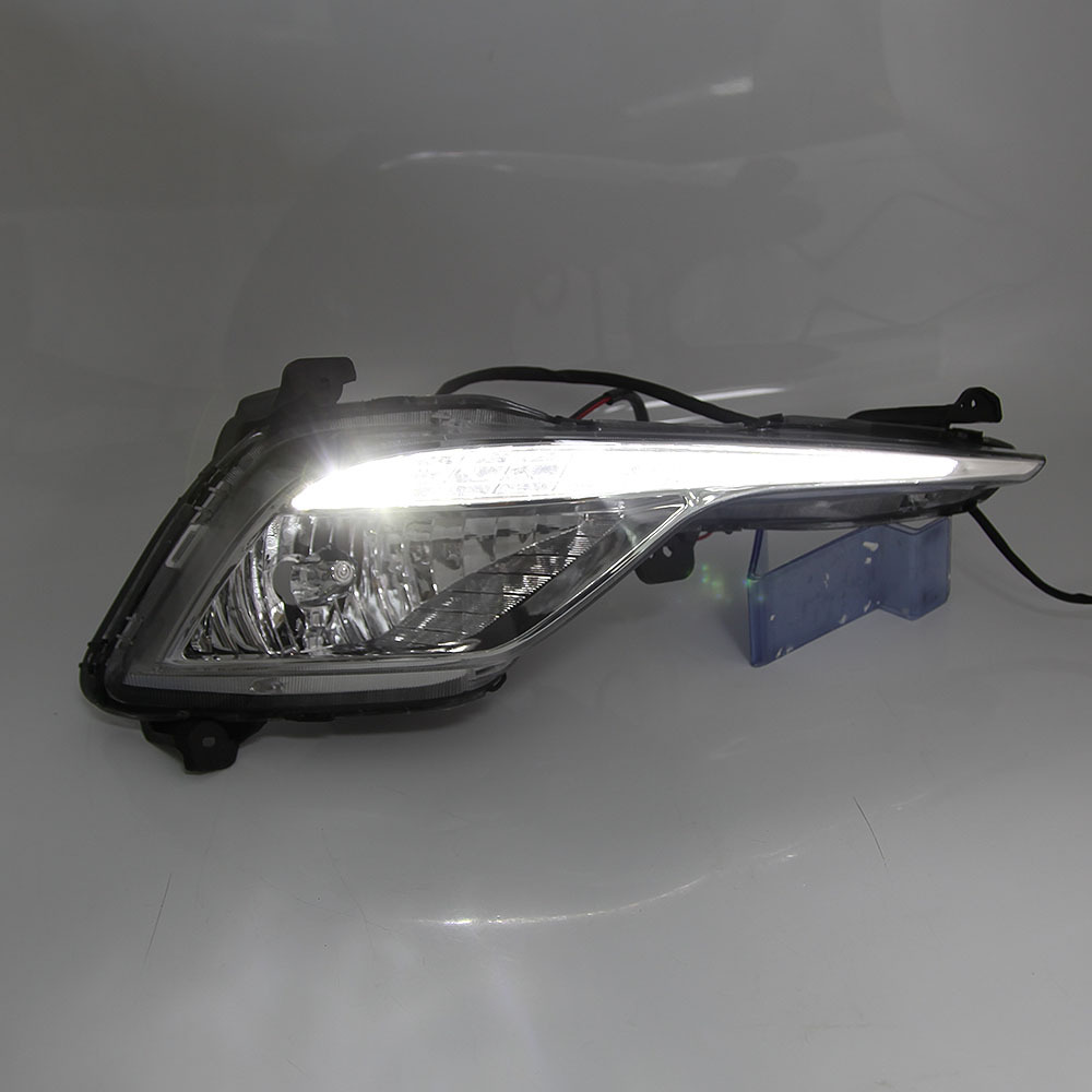 Aplicable a Hyundai Suo 8 línea luz antiniebla conjunto de luz 13/14/15 Sonata 8 generación LED parachoques Luz