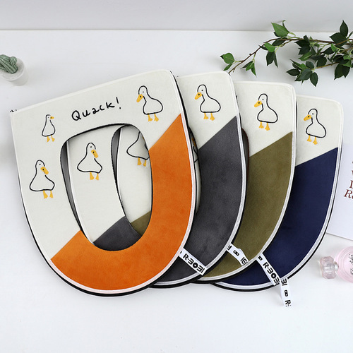 Toilet seat cover zipper home universal four seasons toilet seat cushion toilet seat cover bathroom wholesale