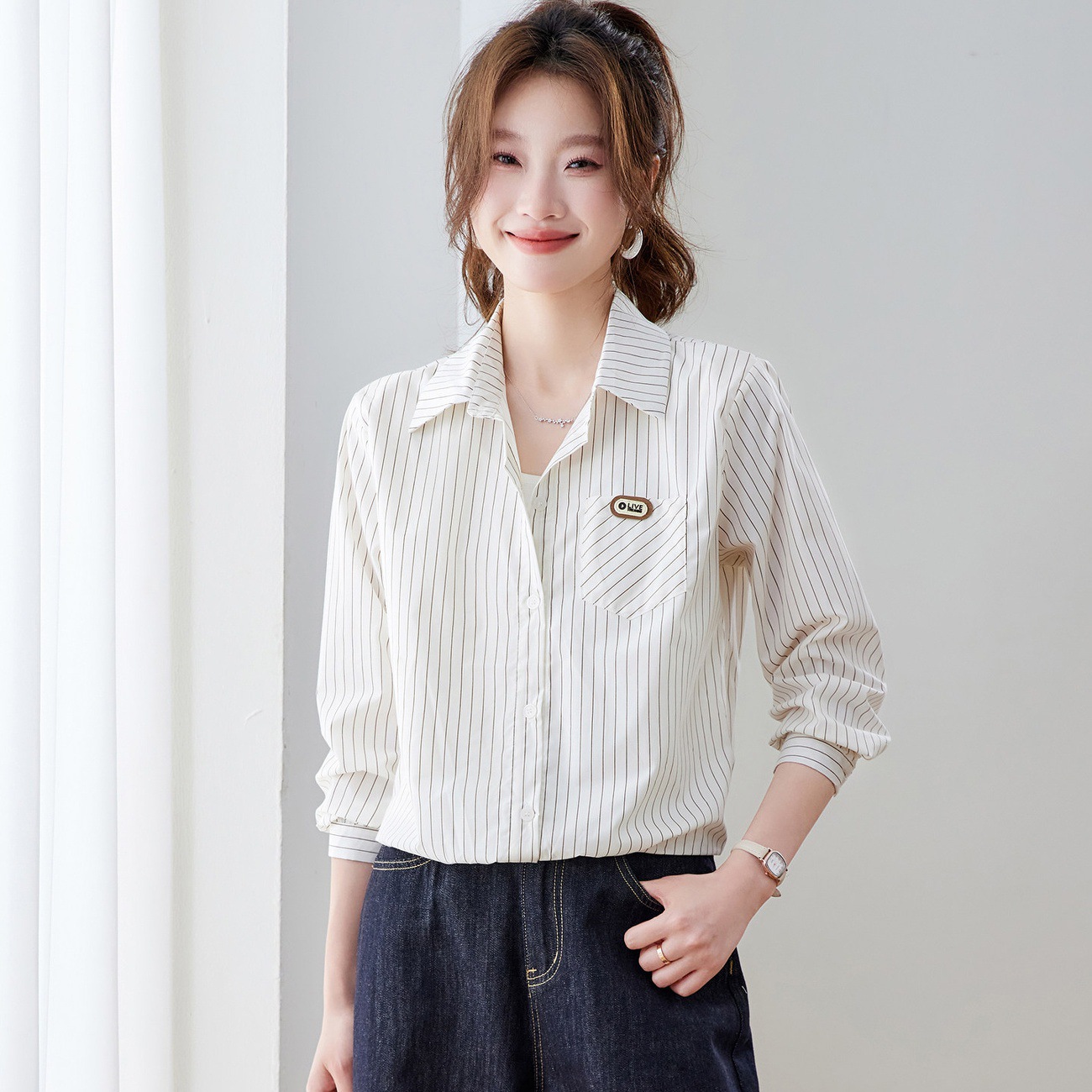 Spring design elegant professional long-sleeve