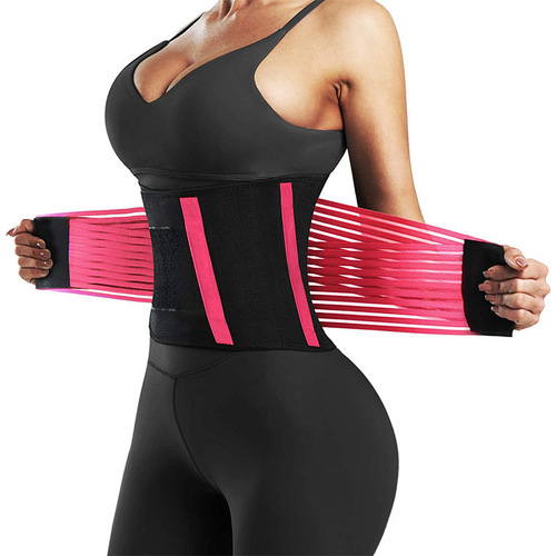 Cross-border men's and women's fitness sweat girdle postpartum body shaping body recovery belt restraint belt support belt