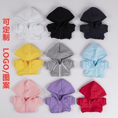 現物10/20cm 15cmの子供服のファスナーと帽子の綿の人形の服の多種の色の卸売り