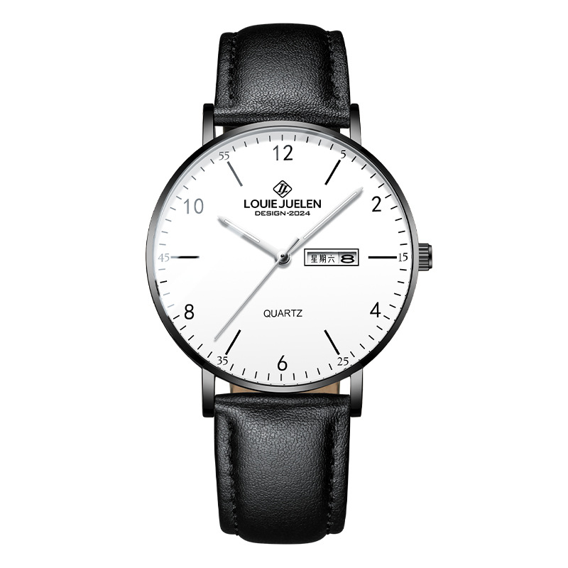 L-541 Black casing, white face, black trim