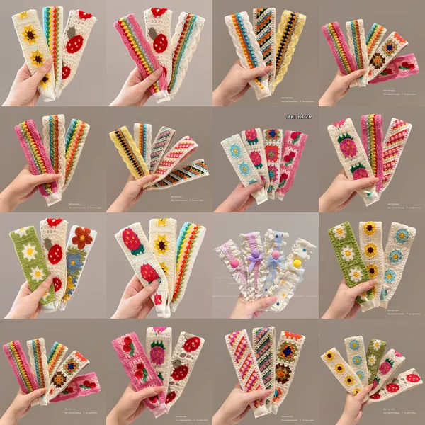 Korean-style high-end, wide, and adjustable hair clip with a bow design, suitable for babies, adding a touch of elegance to their bangs without damaging the hair; a hairband for little girls