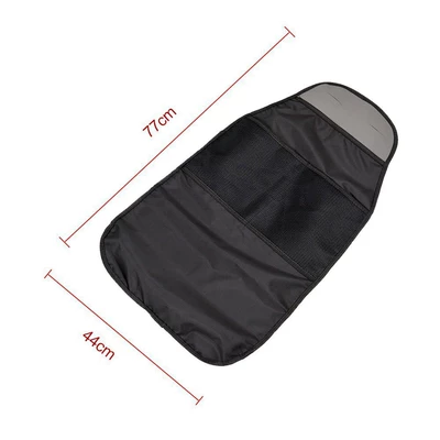 Chair back anti-kick pad chair back storage bag iPad - c-style-leather-anti-kick-pad