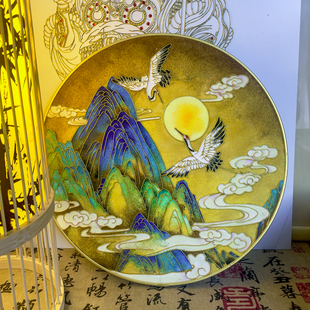 Cloisonné Enamel Painting DIY Gold Wire Beginner's Intangible Cultural Heritage Handmade Material Package Full Set Table Setting with Stand for School