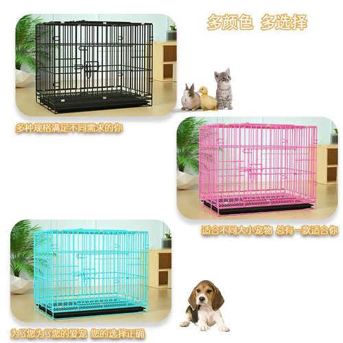 Dog Crate for Teddy Dogs, Indoor Crate with Toilet for Home Use, Small Pet Crate with Toilet, Metal Pet Supplies, Cat and Rabbit Cage