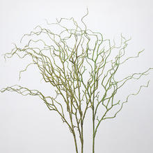 仿真4叉柳藤 插花用品家居装饰人造仿真树枝 软装发泡枯枝藤批发