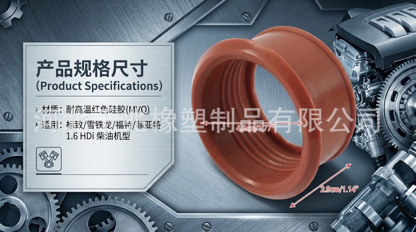 1434C8 Peugeot Turbocharger Air Pipe Sealing Ring Is Suitable for 206/207/307/308/407