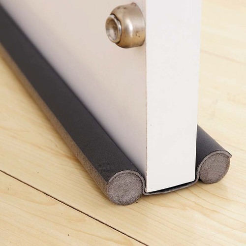Door bottom sealing strip soundproof windproof door seam sealing strip bedroom door foam cotton thermal insulation strip windshield door seam strip