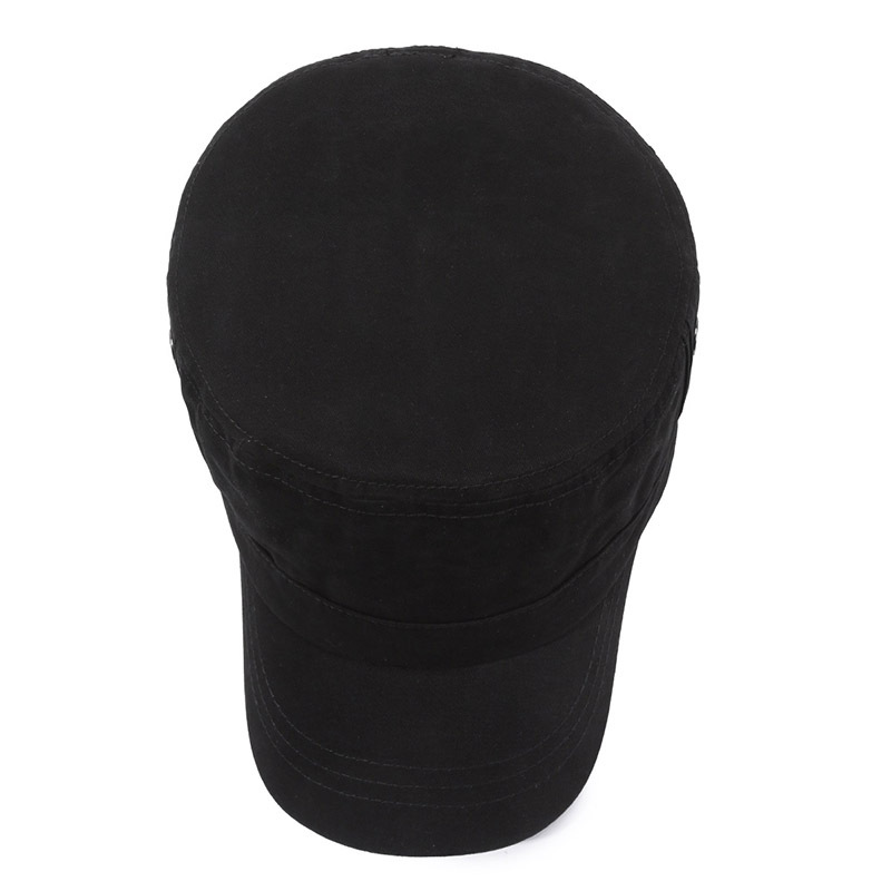 Military Flat Top Baseball Cap For Men Outdoor Casual Style_voghion.com