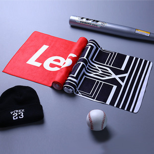Longli Fitness Basketball Cheerleading Marathon Sports Towel Pattern Quick-Drying Sports Bath Towel Advertising