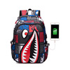 schoolbag children pupil Sixth grade fashion Trend light Shark Simplicity personality Junior school student knapsack