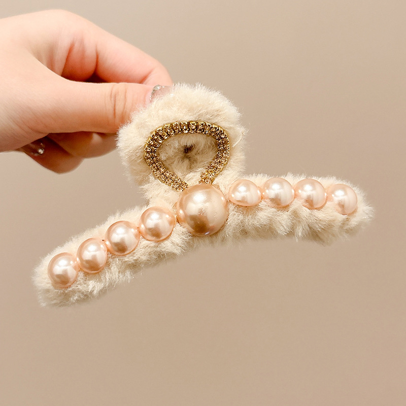 Clip grande para el cabello, pinza elegante para mujeres con cabello grueso