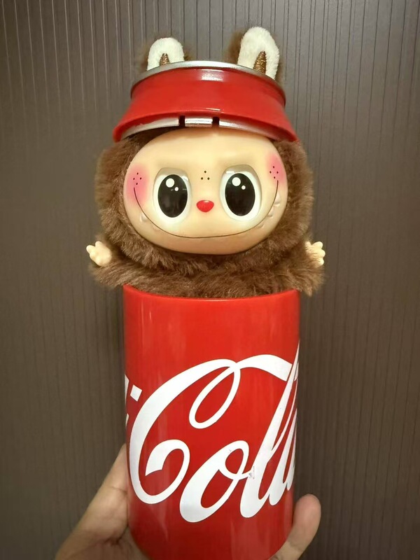ラブブ labubu コカ・コーラシリーズ ぬいぐるみ ブラインドボックス マカロン トレンド おもちゃ フィギュア ペンダント かわいい人形|undefined