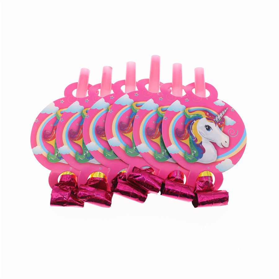 Nube transfronteriza unicornio fiesta de cumpleaños traje caballo cumpleaños infantil plato de papel desechable Paquete de taza de fábrica de papel Yiwu