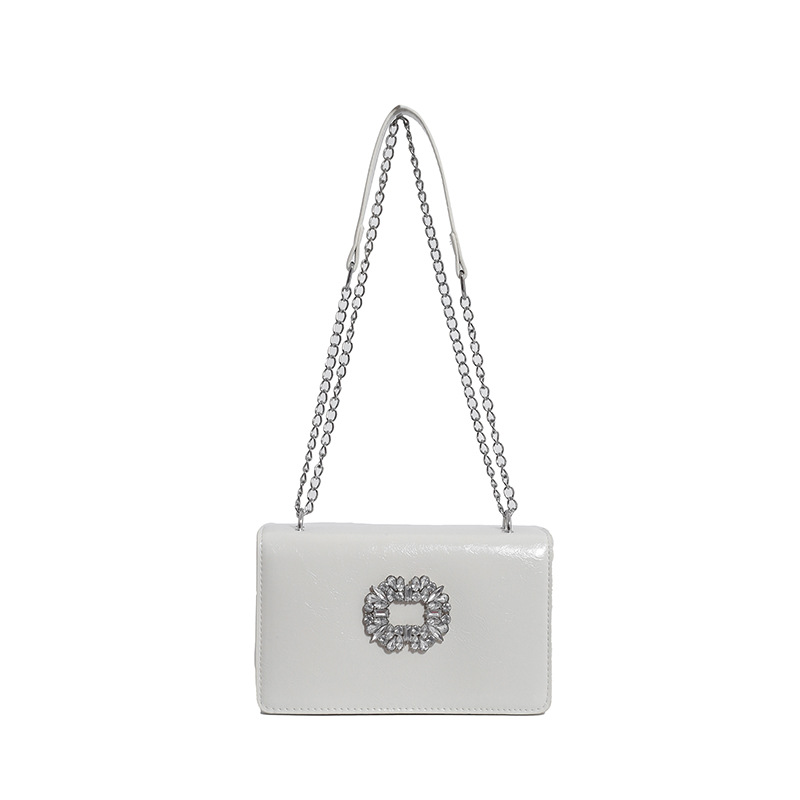 Bolso de moda de otoño 2024 nuevo estilo simple bolso de moda de mujer retro bolso de hombro de diamantes brillantes bolso de mochila