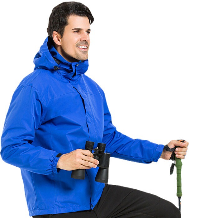 Wholesale outdoor clothing fleece liner men's and women's waterproof autumn and winter two-piece work clothing in stock