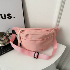 Minimalist Monochrome Shoulder Crossbody Bag 2024 Spring New Trend Brand Ins Chest Bag Sports Waist Bag Casual Bag