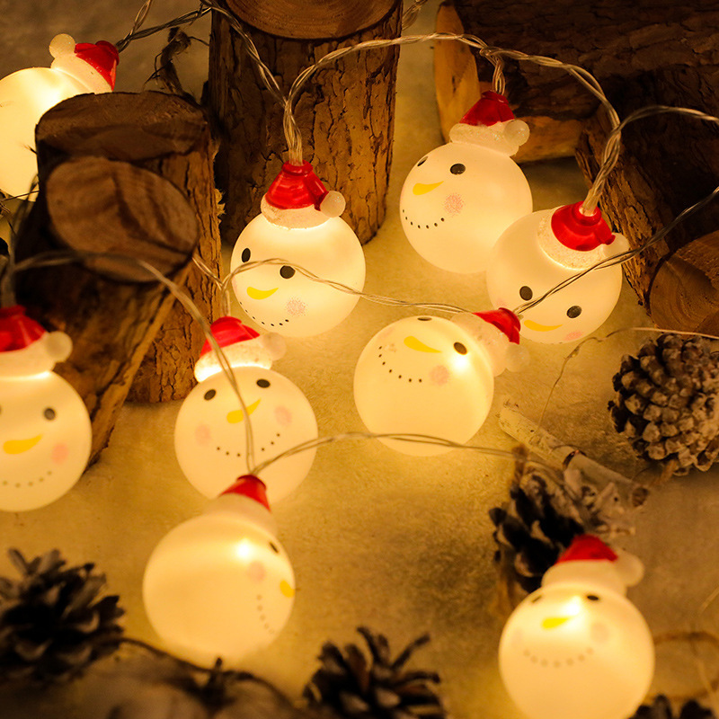 Lámpara de estrella LED Cadena de luz cálida Decoración de jardín Luz de cadena USB Lámpara de Navidad Iluminación de habitación Caja de batería Lámpara de estrella