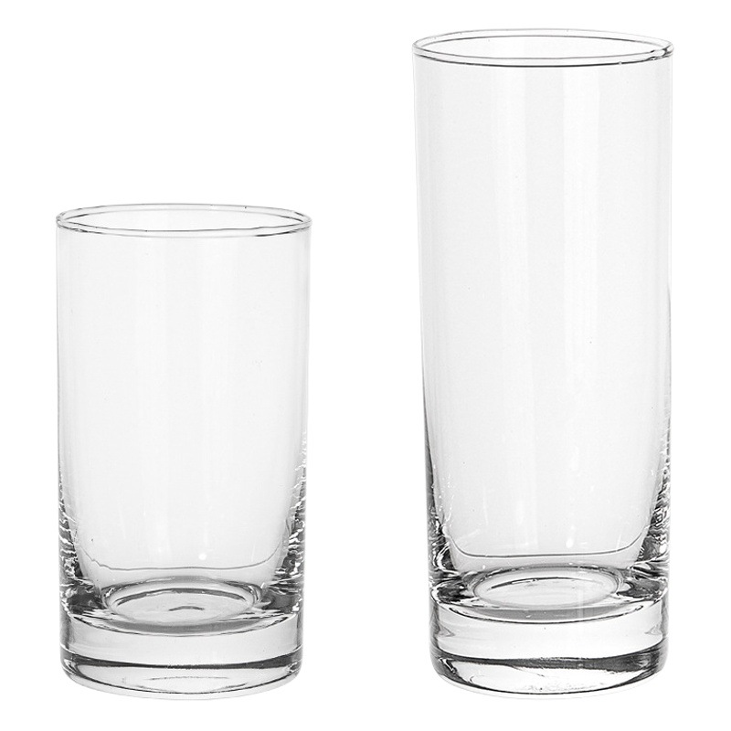 Vidrio moderno taza recta taza de leche jugo bebida taza restaurante taza de agua hogar taza de beber al por mayor